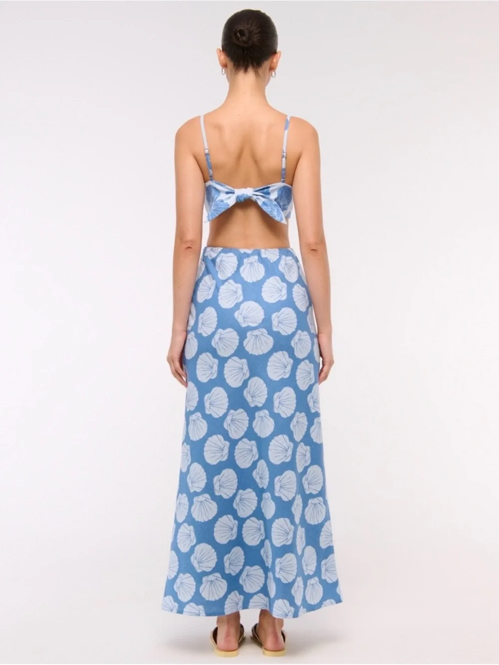 Abercrombie Slip Cutout Maxi Dress